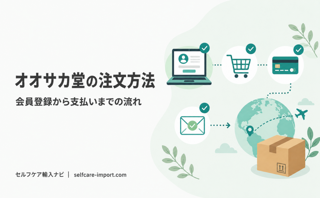 オオサカ堂の注文方法｜会員登録から支払いまでの流れ
