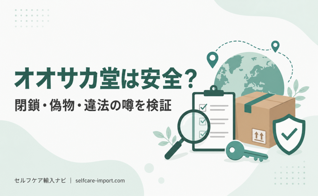 オオサカ堂は安全？閉鎖・偽物・違法の噂を検証