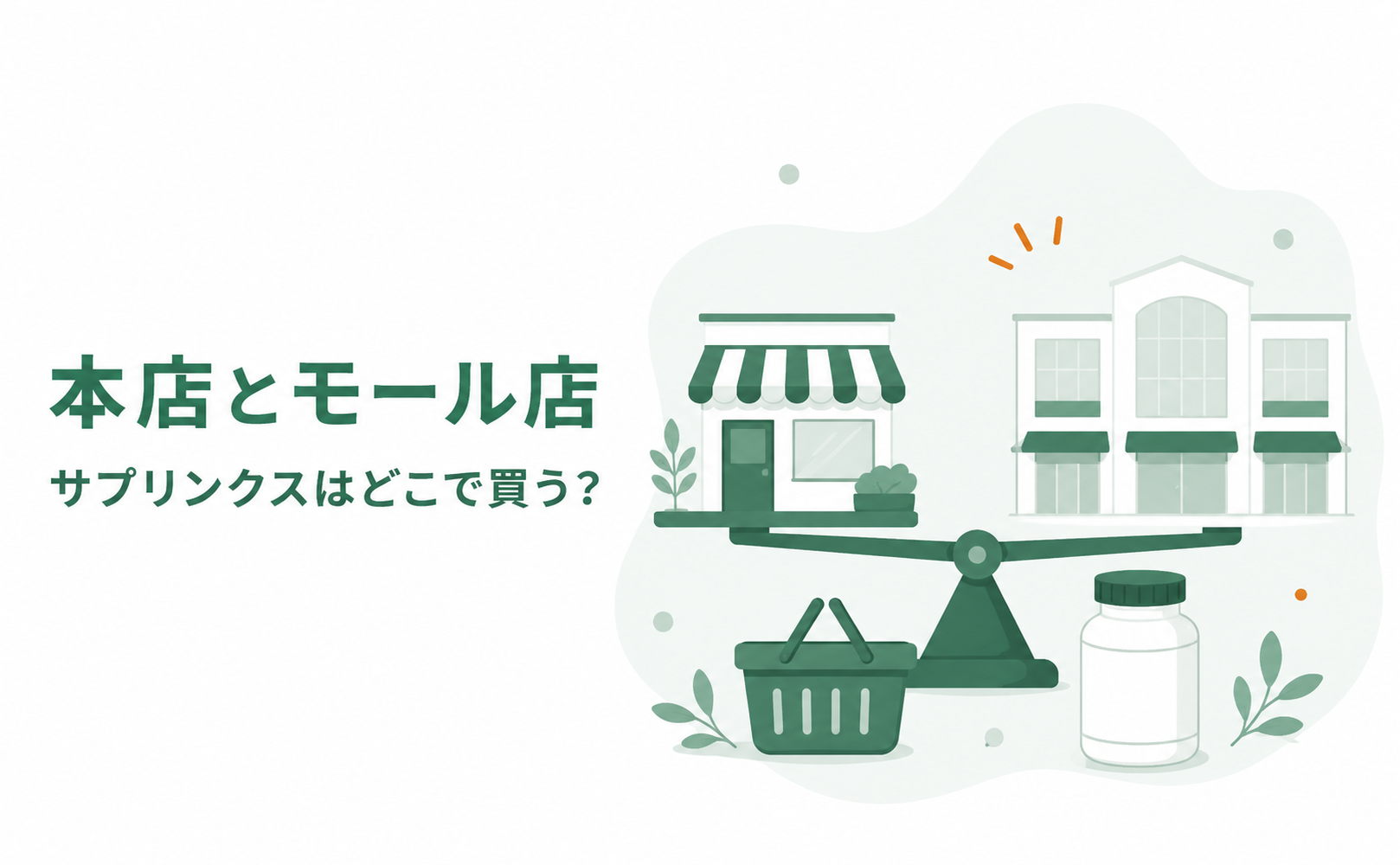 本店とモール店|サプリンクスはどこで買う?